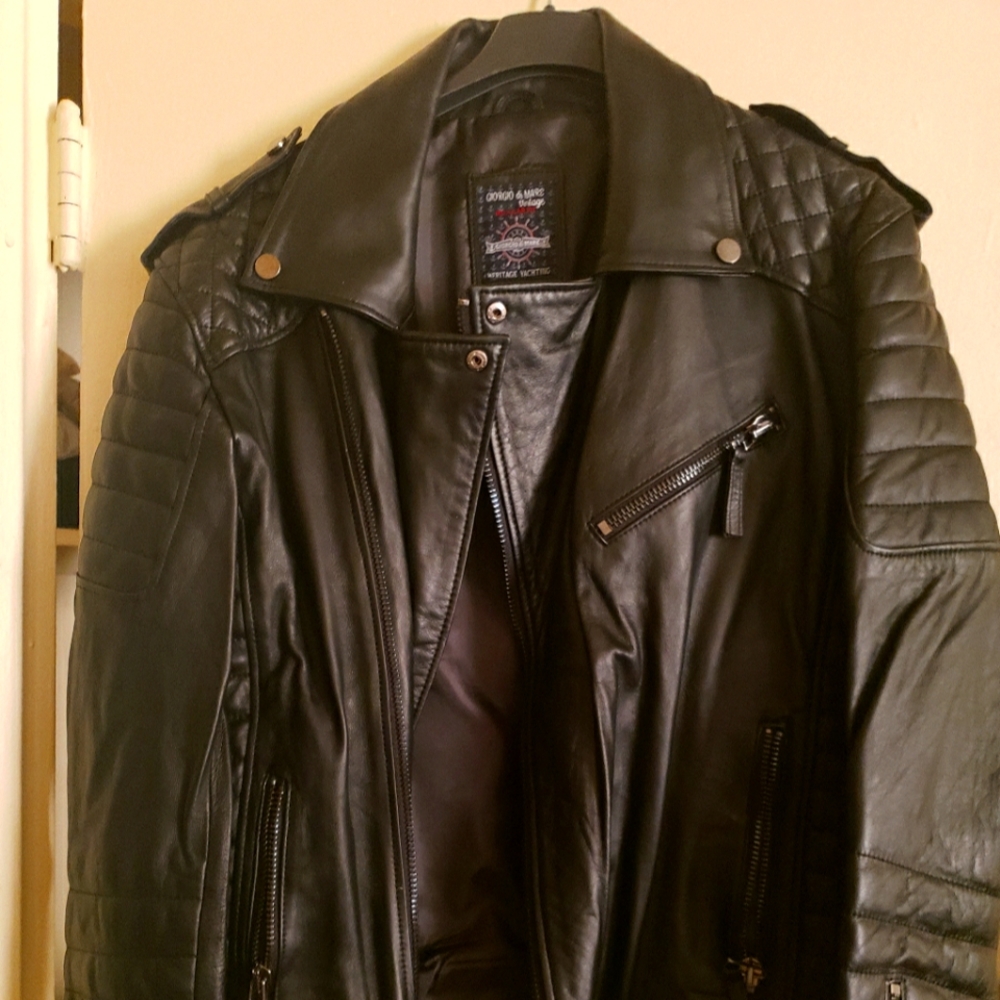 Men's leather jacket
